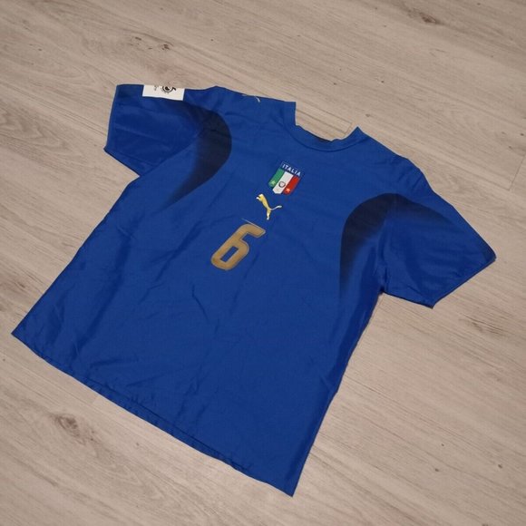 Italy 2004 Nesta ORIGINAL Puma Soccer Jersey Shirt Camiseta Maglie Trikot M